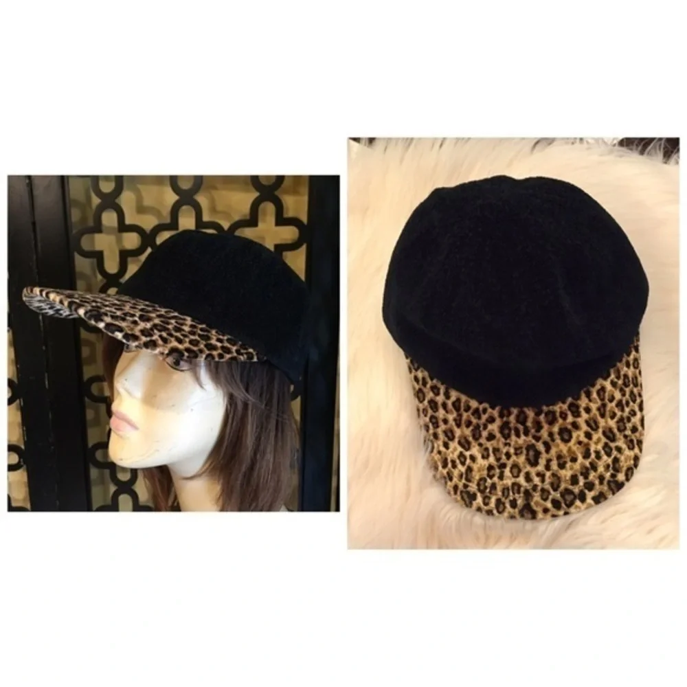 LEOPARD BLACK BASEBALL CAP‎ Something Special SS
